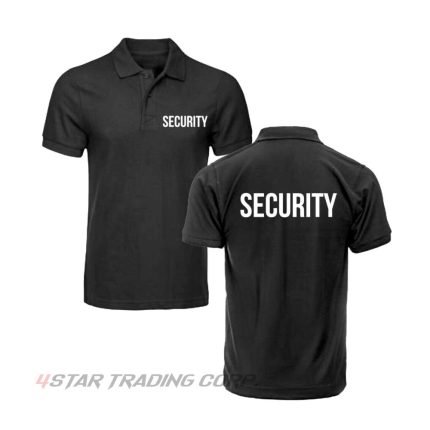 Security Classic Polo Shirt, Bodyguard Uniform Workwear Unisex Polo