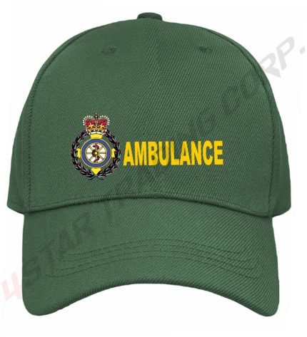 Ambulance Services Baseball Cap Full Colour Crest Adjustable