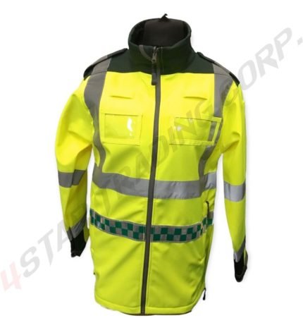 Ambulance / Paramedic Hi Vis Soft Shell Jacket