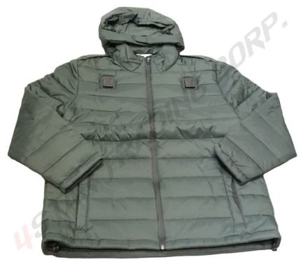 Green Ambulance Paramedic padded Jacket With Hood